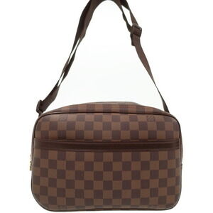 Louis Vuitton Damier Ebene Brown Reporter Shoulder Bag